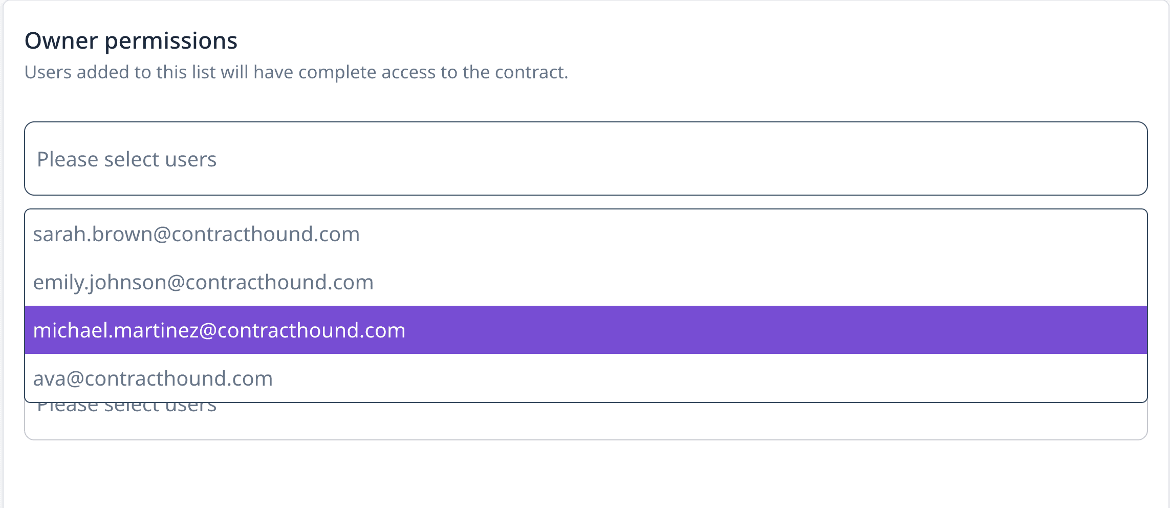 individual permissions